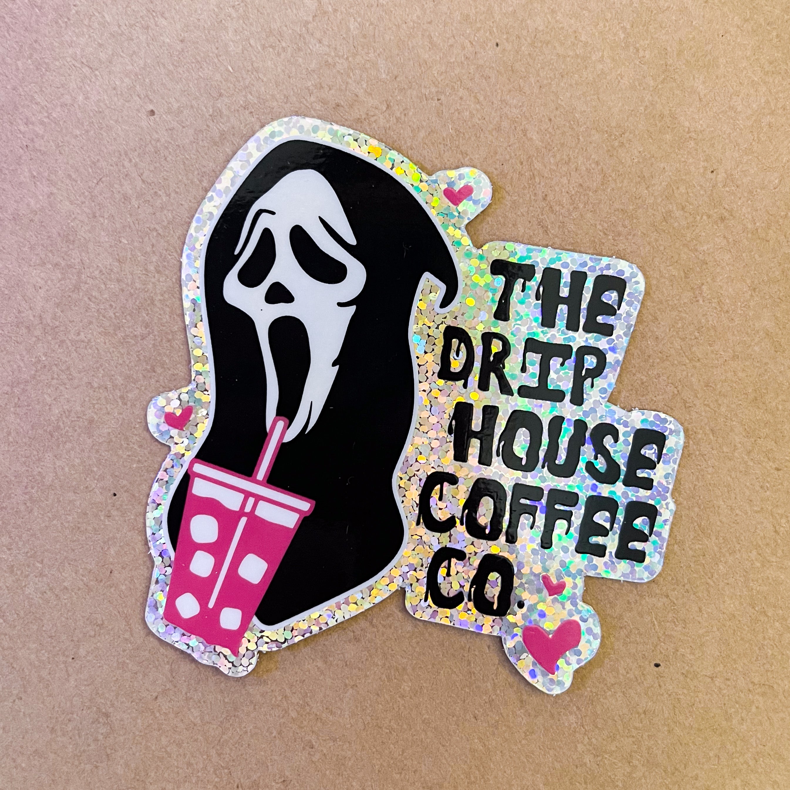 Scream Drip House Sticker | The Drip House Coffee Co.